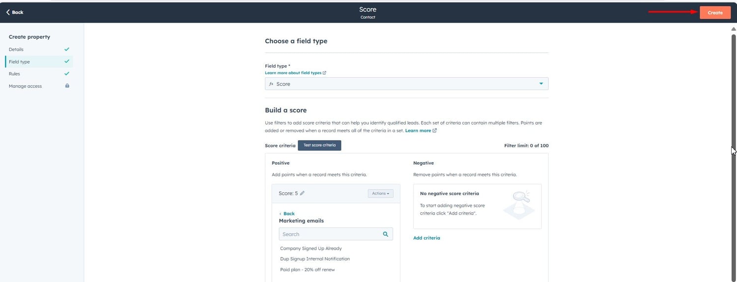 Create Legacy Scoring Property to Be Disabled