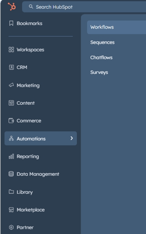 HubSpot Automations Workflow