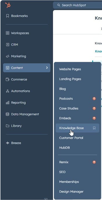 HubSpot Knowledge Base