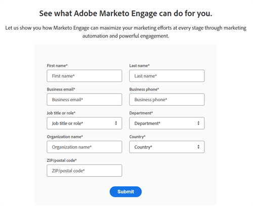 setting up Marketo account